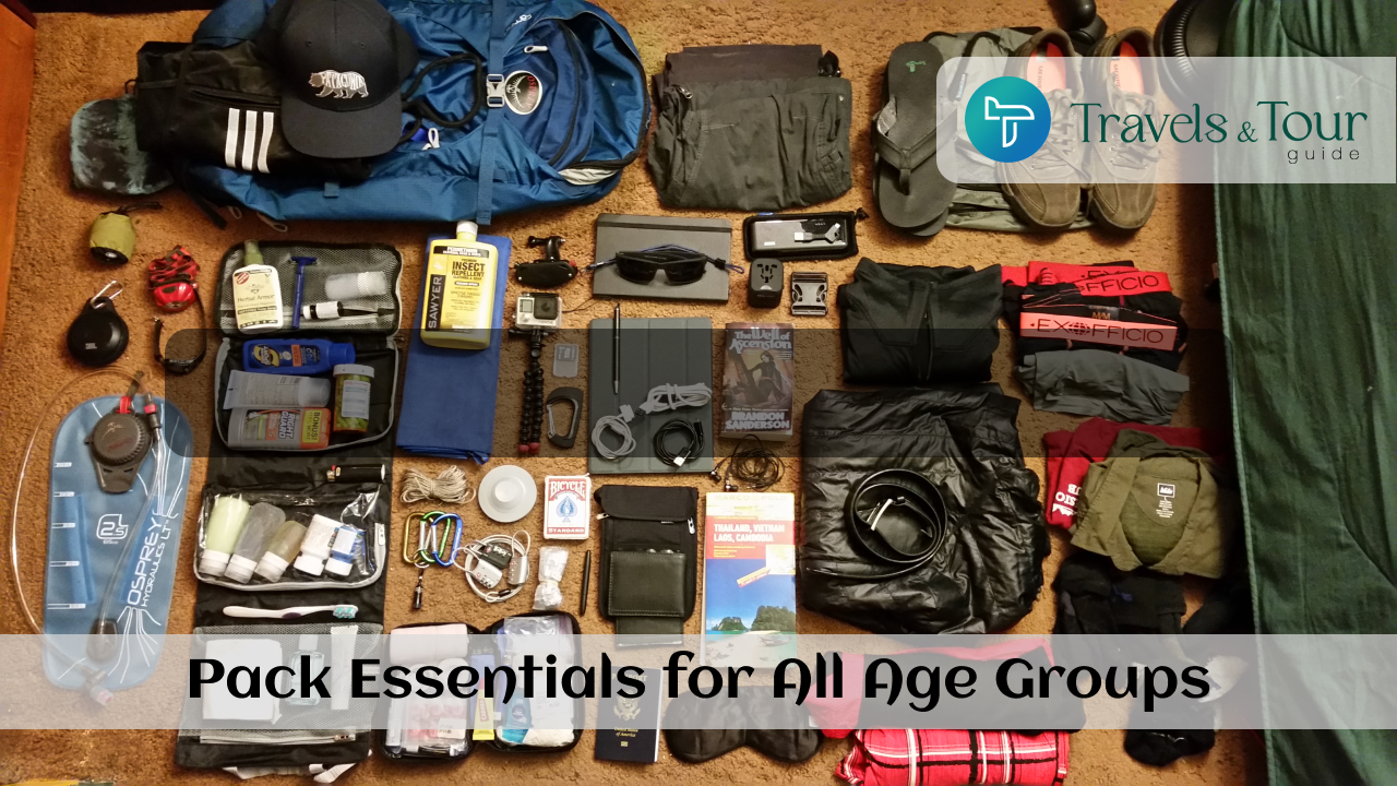 Pack Essentials for All Age Groups