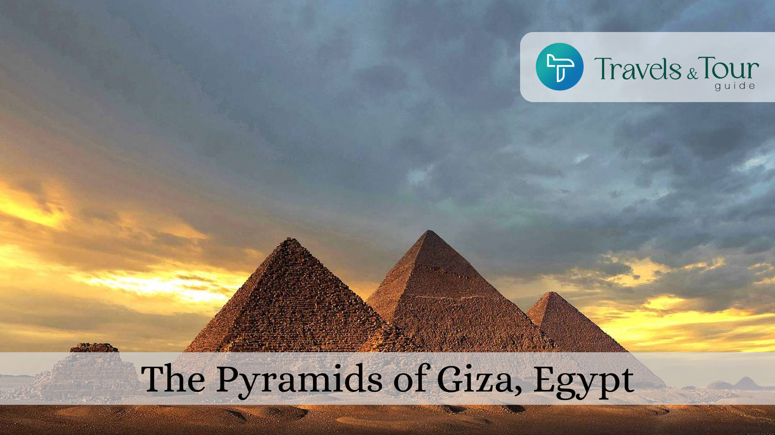 The Pyramids of Giza, Egypt_